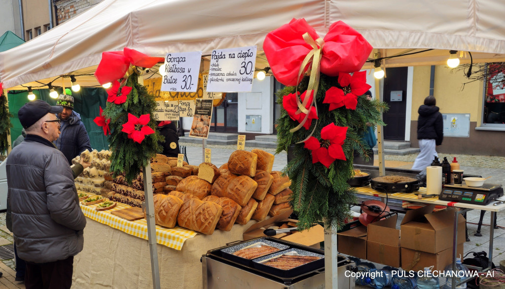 Na Ciechanowskim Jarmarku Bożonarodzeniowym