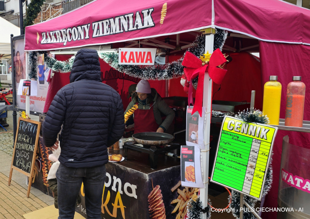 Na Ciechanowskim Jarmarku Bożonarodzeniowym