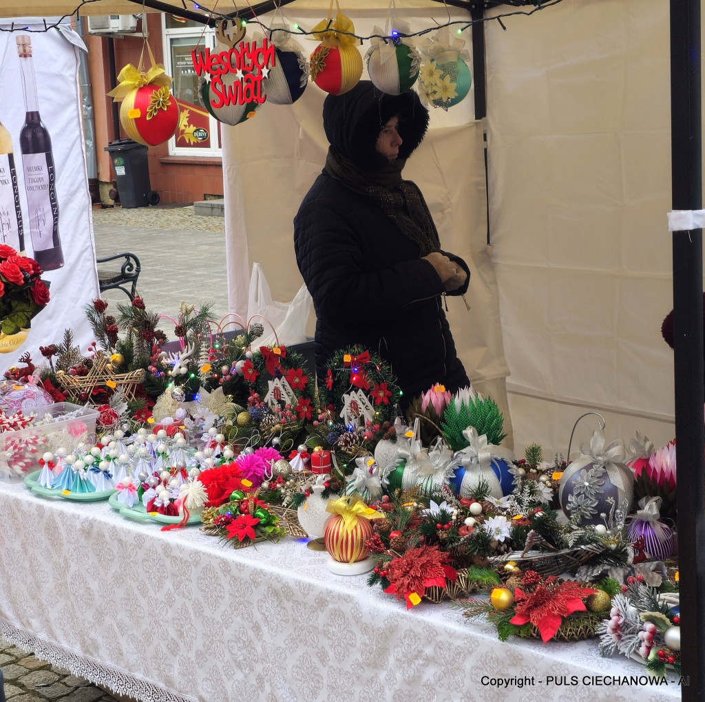 Na Ciechanowskim Jarmarku Bożonarodzeniowym