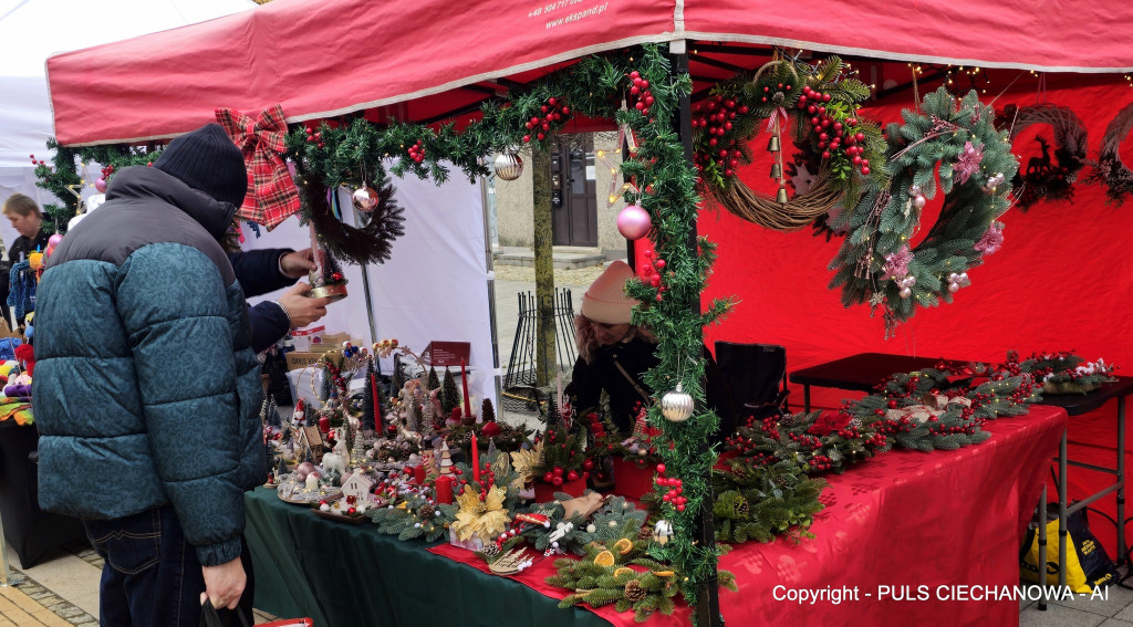Na Ciechanowskim Jarmarku Bożonarodzeniowym