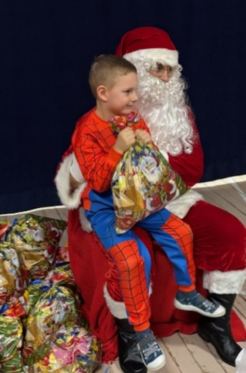 Uroczysta choinka noworoczna w Zeńboku