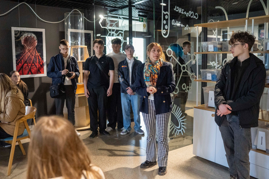 Młodzież z miast partnerskich w Ciechanowie