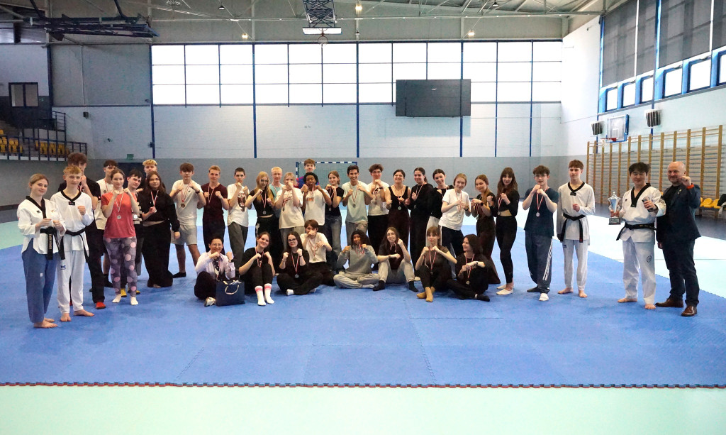 Młodzież z miast partnerskich w Ciechanowie