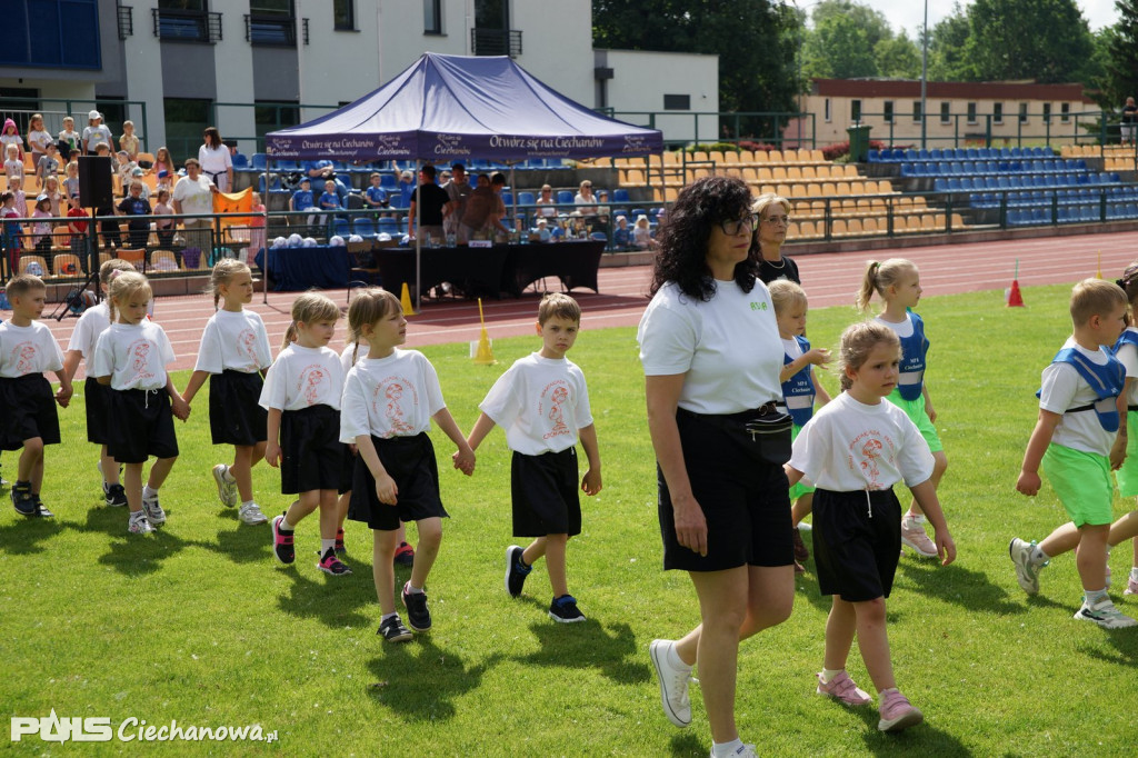 Sportowe emocje najmłodszych ciechanowian