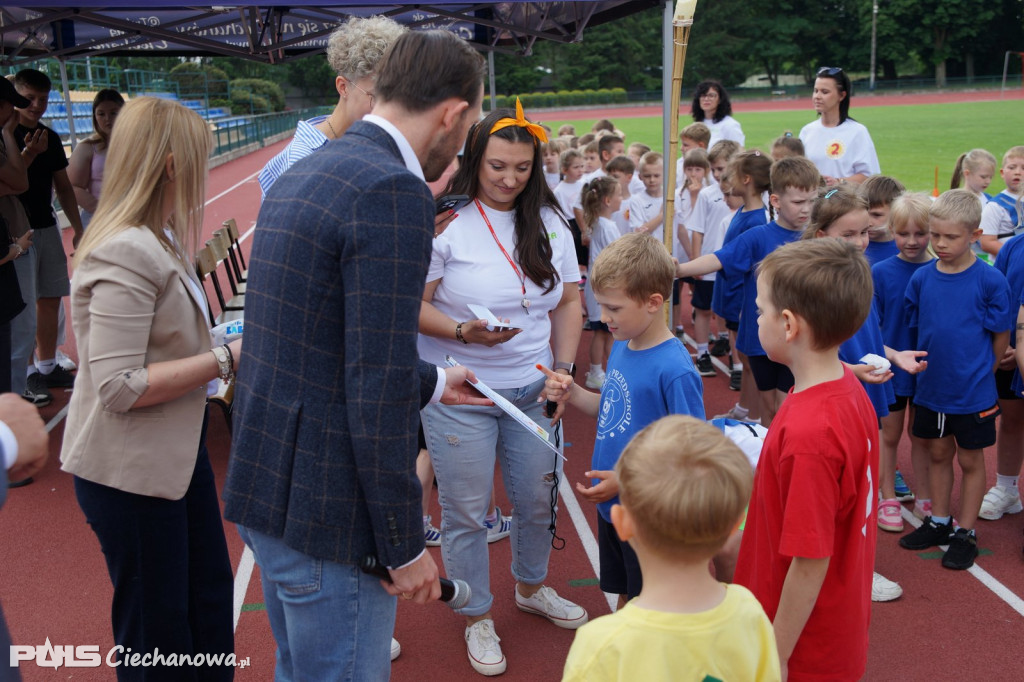 Sportowe emocje najmłodszych ciechanowian