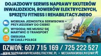 Logo firmy Naprawa sprzętu fitness, rehabilitacyjnego i rowerów z dojazdem