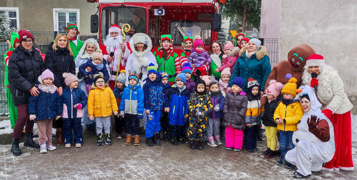 Święty Mikołaj odwiedził Miejskie Przedszkole nr 3 w Ciechanowie