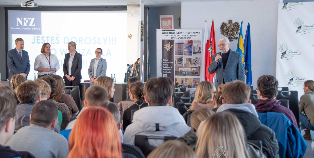 Spotkanie edukacyjne z młodzieżą w Starostwie Powiatowym