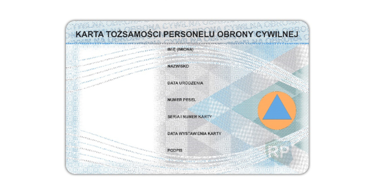 MSWiA zaproponowało wzory kart tożsamości dla personelu obrony cywilnej