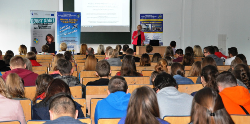 Fot. Archiwum PWSZ - W Państwowej Wyższej Szkole Zawodowej zorganizowano Dzień Przedsiębiorczego Studenta.