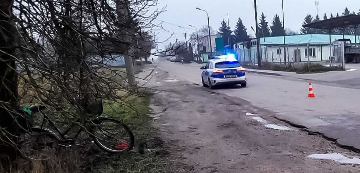 Ranna rowerzystka w wypadku w Ciechanowie - 12412
