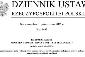 Przepisy dotyczące szkoleń dla bezrobotnych [dokument]-30094