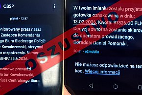 Nowy typ oszustwa - przestępcy podszywają się pod policjantów CBŚP