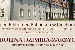 Zaproszenie na spotkanie autorski z Karoliną Dzimirą-Zarzycką