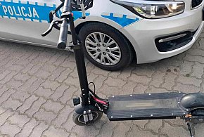 Kolizja z udziałem rowerzysty i użytkownika hulajnogi
