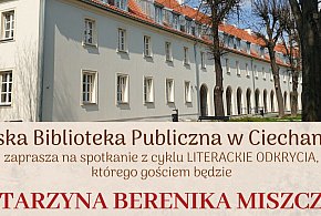 Spotkanie autorskie z Katarzyną Bereniką Miszczuk w MBP