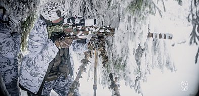 Beskid Wyspowy zimowym poligonem strzelców wyborowych i snajperów [foto]-31240