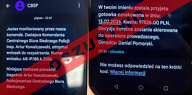 Nowy typ oszustwa - przestępcy podszywają się pod policjantów CBŚP