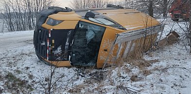 Uwaga kierowcy! Trudne warunki na drogach w powiecie ciechanowskim-30438