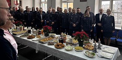 Spotkanie wigilijne w Komendzie Powiatowej Policji w Ciechanowie [foto]-30939
