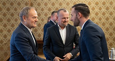Prezydent Ciechanowa na spotkaniu samorządowców z Prezesem RM-29859
