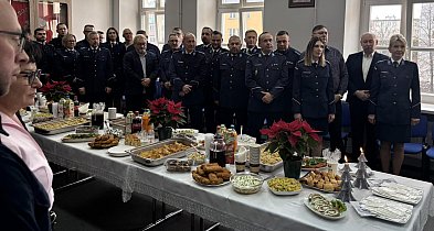 Spotkanie wigilijne w Komendzie Powiatowej Policji w Ciechanowie [foto]-30939