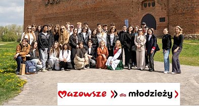 Młodzież z miast partnerskich w Ciechanowie