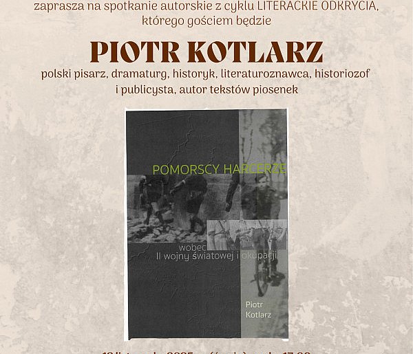 Literackie odkrycia w MBP - spotkanie autorskie z Piotrem Kotlarzem-30110