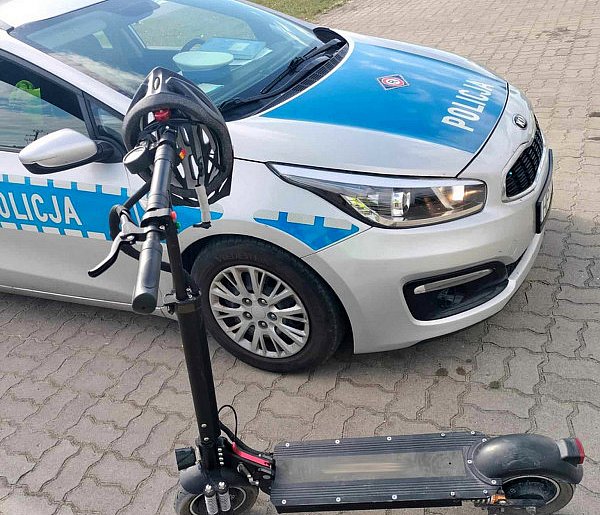 Niebezpieczne zdarzenie hulajnogi z osobówką