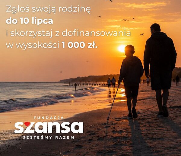 „Szansa na wakacje” – wsparcie dla rodzin z dziećmi z niepełnosprawnościam