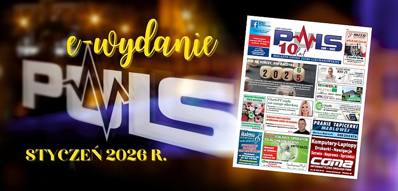 Nowy numer PULSU CIECHANOWA już dostępny! Styczeń 2026