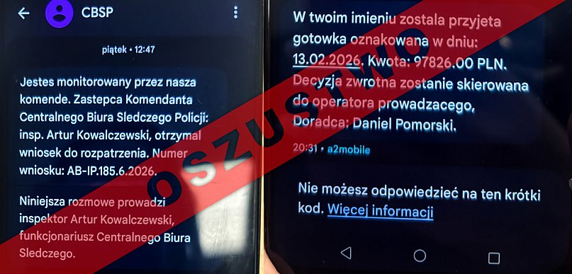 Nowy typ oszustwa - przestępcy podszywają się pod policjantów CBŚP