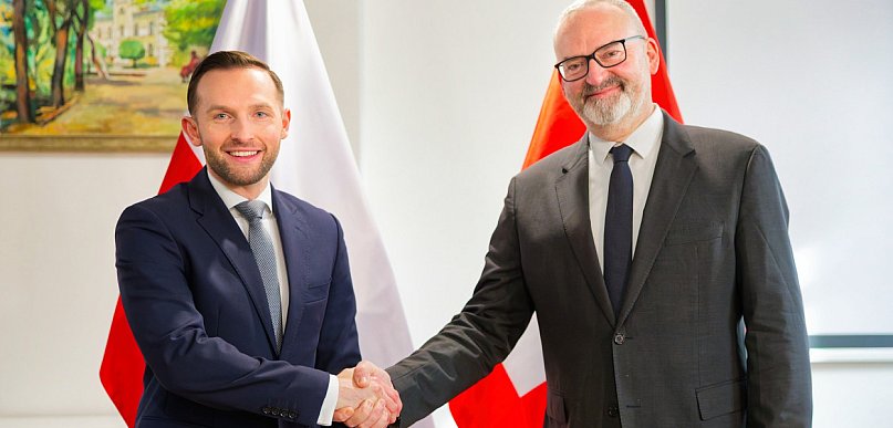 Ambasador Szwajcarii na inauguracji projektu w Ciechanowie [foto]