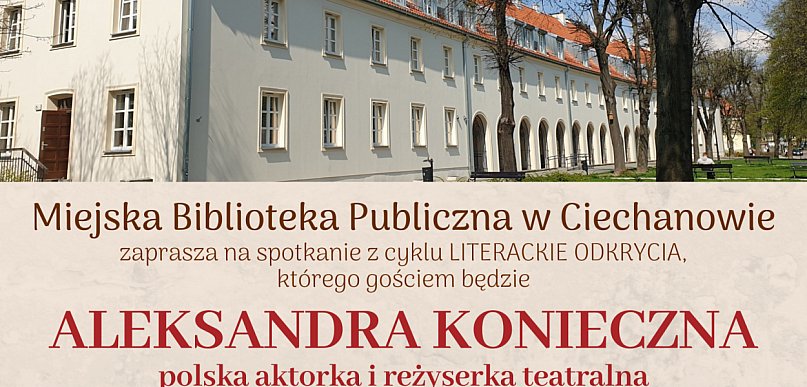 Spotkanie autorskie z Aleksandrą Konieczną w MBP