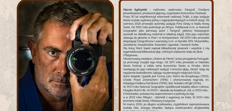 Marcin Kydryński - radiowiec, wędrowiec, fotograf gościem spotkania w MBP