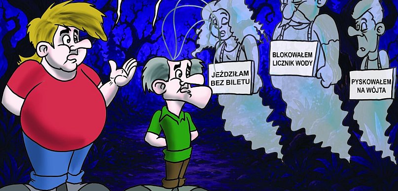 Czyściec objawił się w gminie - Wspomnienia z przyszłości