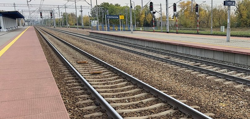 Wypadek na torach kolejowych w Ciechanowie