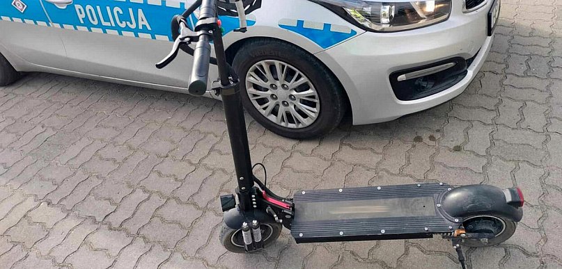 Kolizja z udziałem rowerzysty i użytkownika hulajnogi