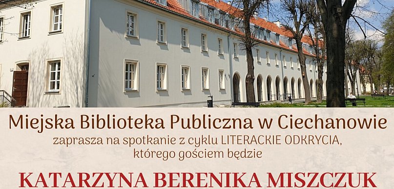 Spotkanie autorskie z Katarzyną Bereniką Miszczuk w MBP