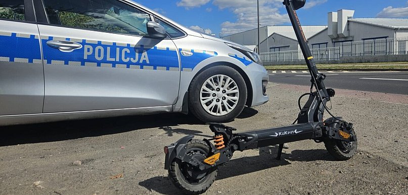 Na hulajnodze bez uprawnień – dwoje 16-latków odpowie przed sądem