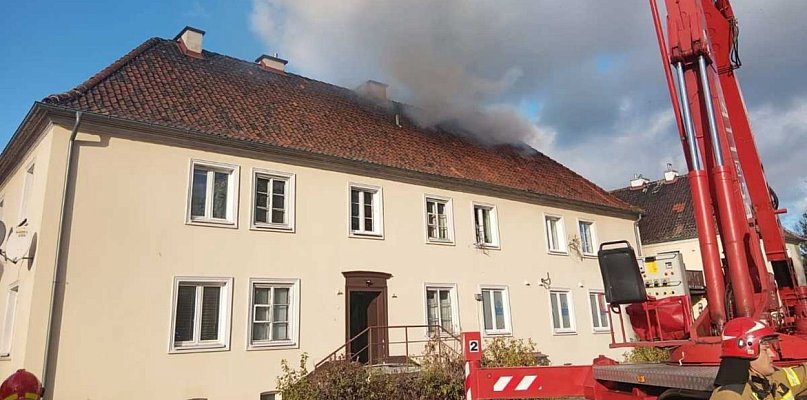 Trwa postępowanie w sprawie pożaru budynku wielorodzinnego w Ciechanowie - 30299
