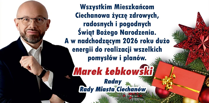 Życzenia świąteczno-noworoczne od Marka Łebkowskiego - 30952