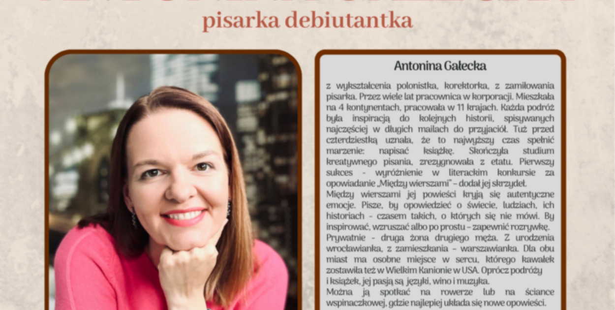 Spotkanie autorskie z Antoniną Gałecką