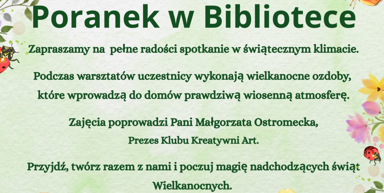 Wiosenne warsztaty w MBP
