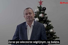 Życzenia świąteczne od wicemarszałka Wiesława Rabo